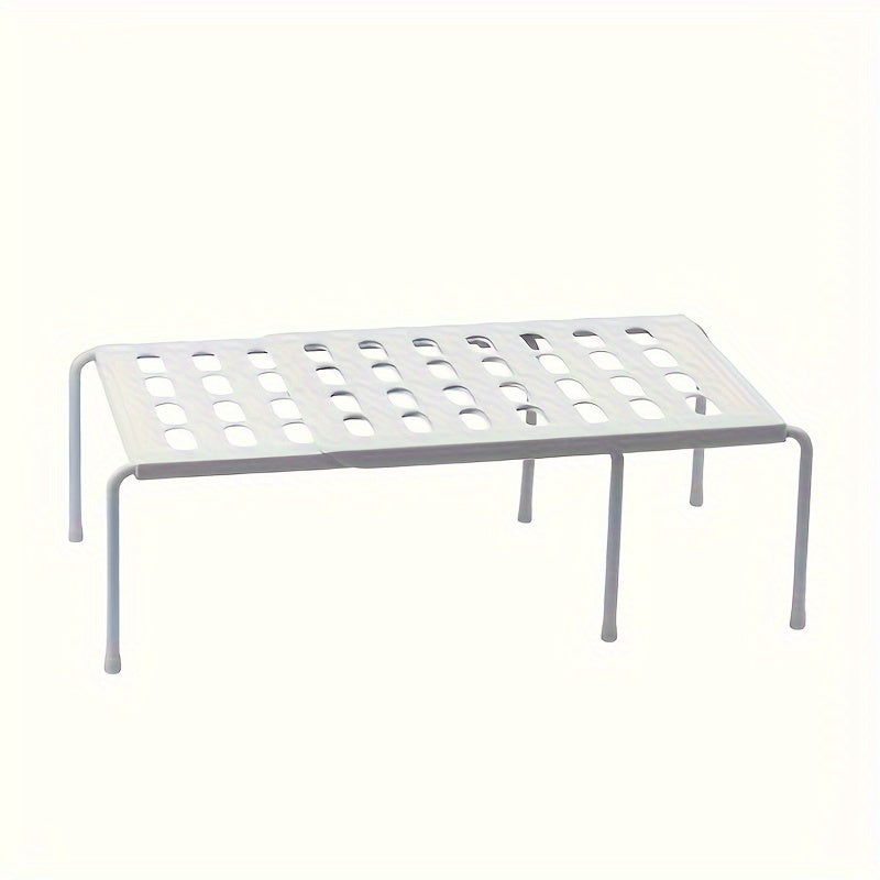 Space Saving Plastic Shoe Rack Adjustable Organizer for Sneakers Slippers Dorm Closet