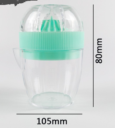 Lemon Squeezer with Lid Manual Plastic Citrus Juicer with Pour Spout for Fresh Lemon & Orange Juice random color