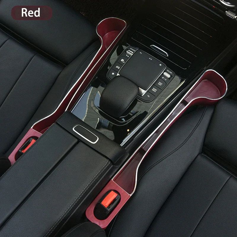 DriveTidy Car Seat Gap Filler Organizer with Cup Holder & Phone Slot (2-Pack)