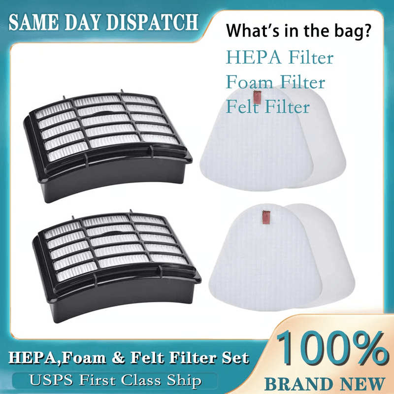 Shark Navigator Lift-Away Filter Set for Restored Suction and Cleaner Home Air