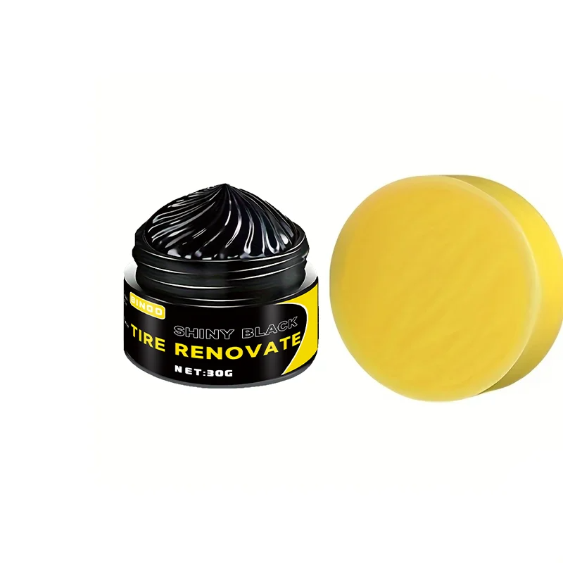 Black Shiny Tire Wax Long Lasting Protection and Repair for All Tires