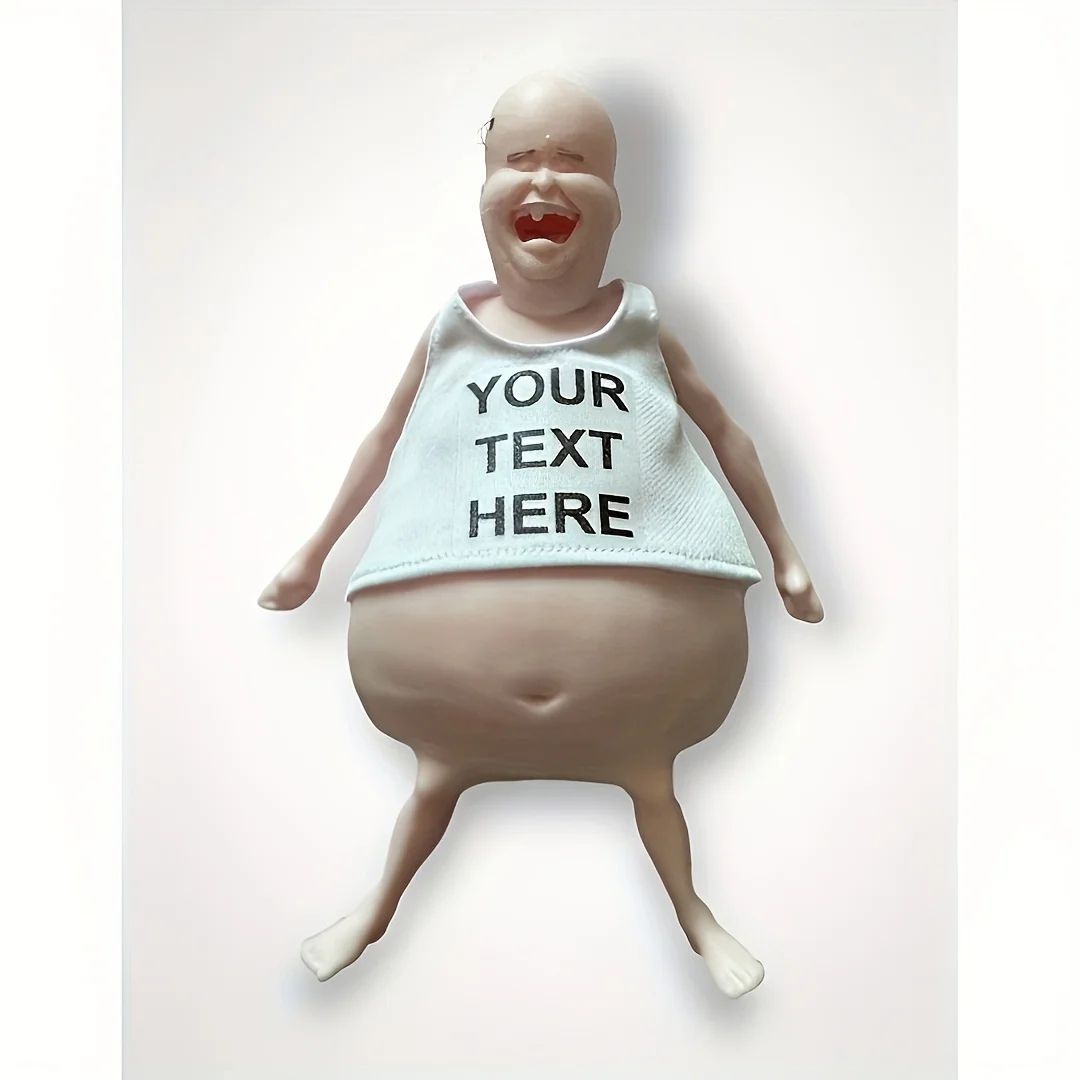 Goofy Gaze Funny Belly Doll – Quirky Home Decor & Novelty Gag Gift