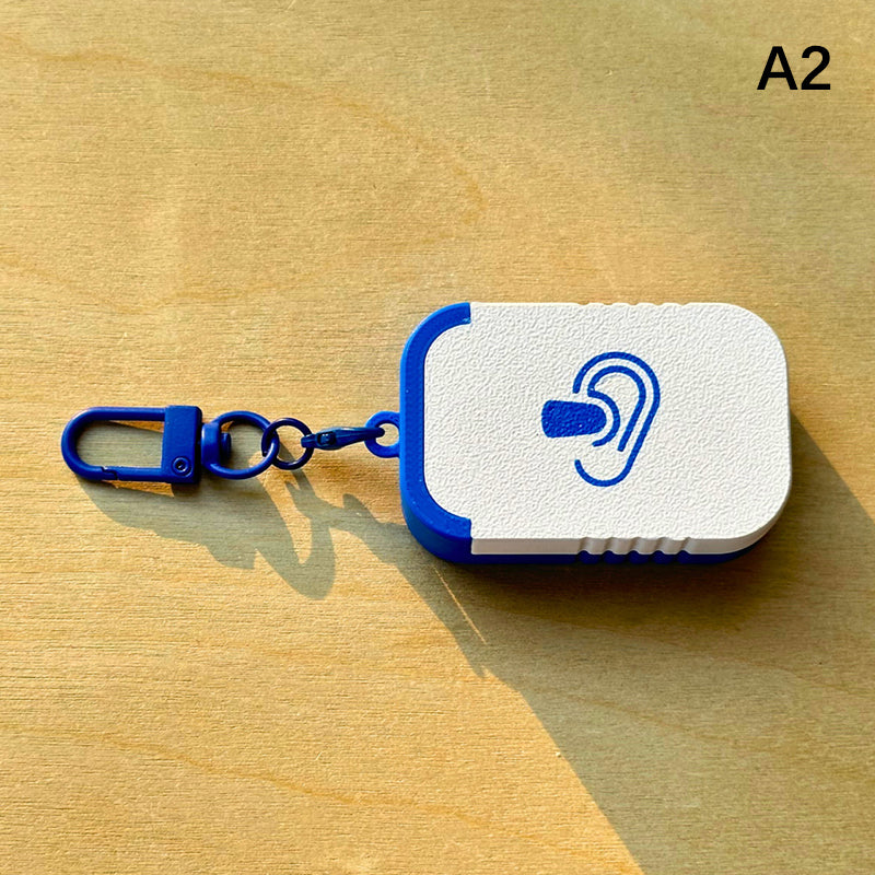 Portable Earplug Case Keychain Mini Pill Holder for Jewelry and Small Essentials