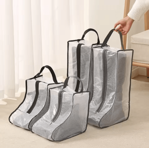 Waterproof Boot Storage Bag for Travel & Home Organization