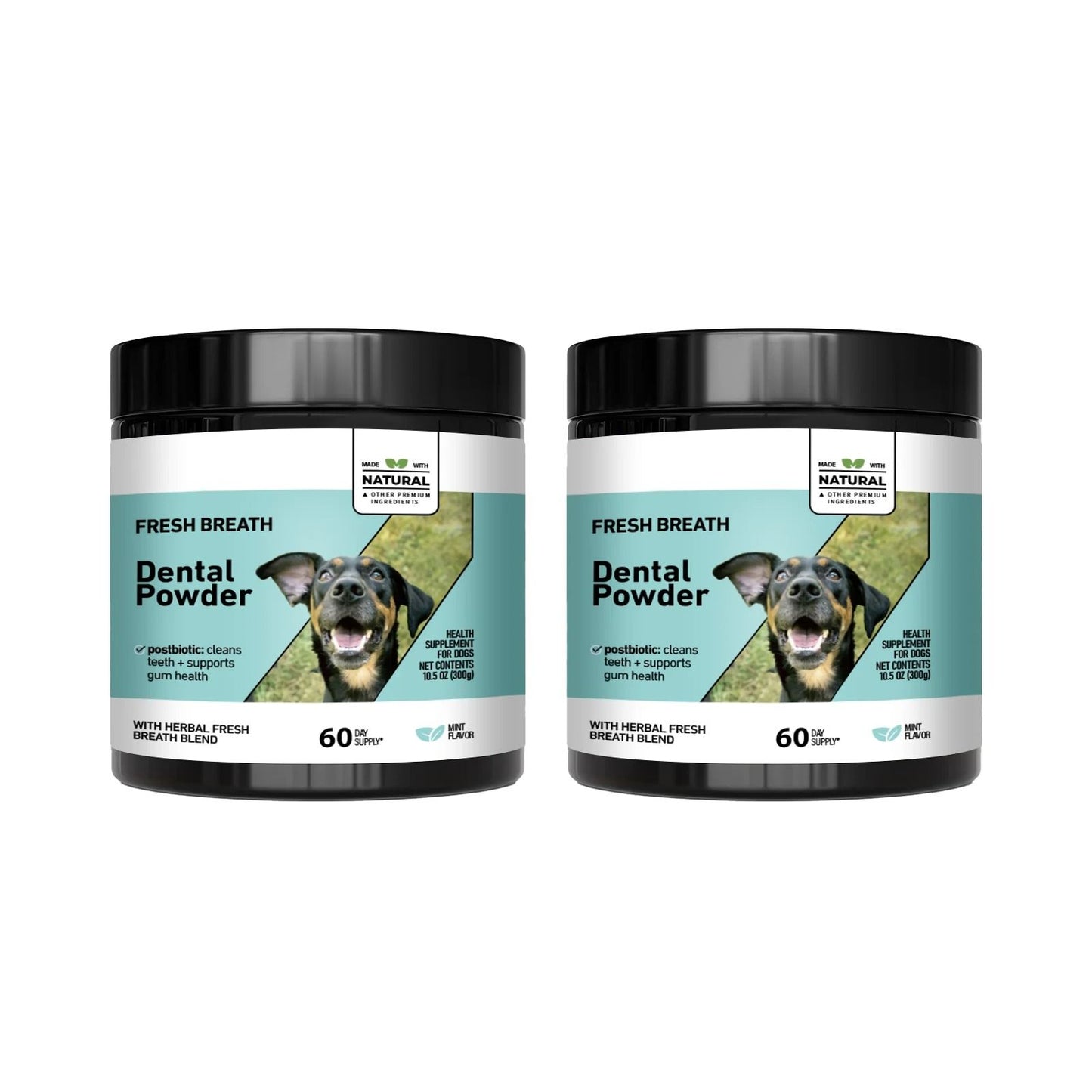Mint Herbal Pet Teeth Cleaning Powder for Dogs & Cats
