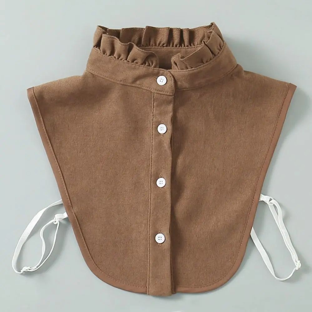 Women's Vintage Detachable Fake Collar Blouse – Adjustable Lapel Shirt Collar Accessory