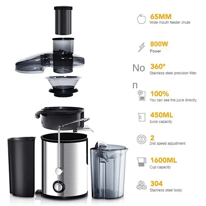 Electric Citrus Juicer, Orange Juice Squeezing Machine, Home Kitchen Lemon Squeeze