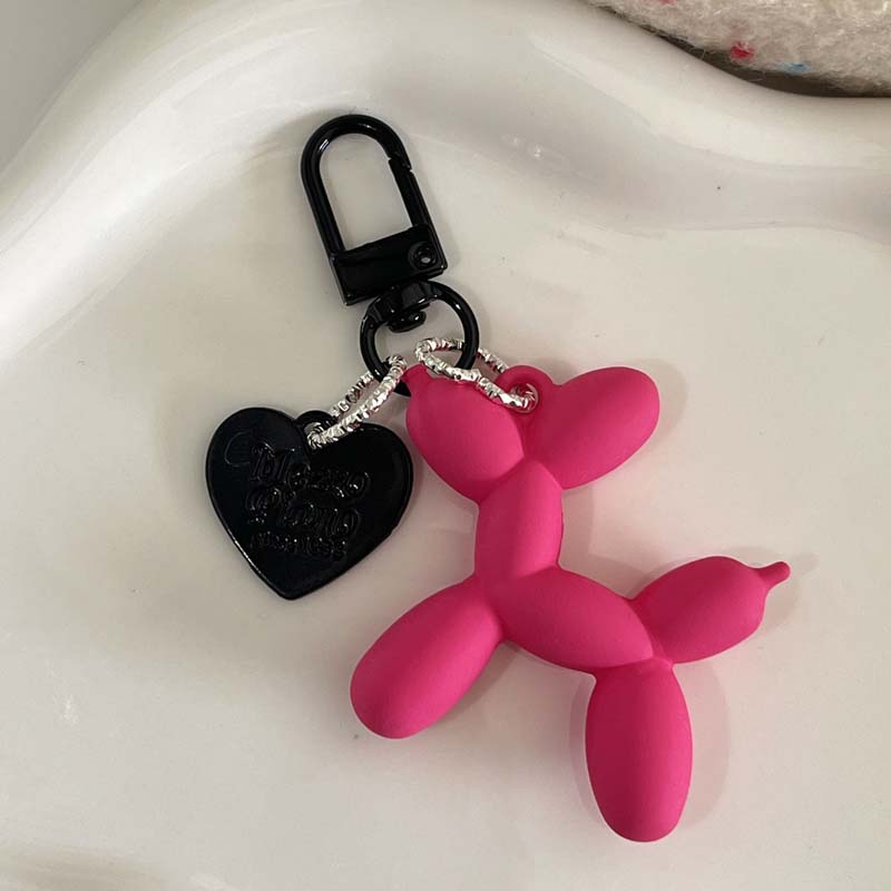 Balloon Dog Keychain Charm for Bags, Cars & Keys