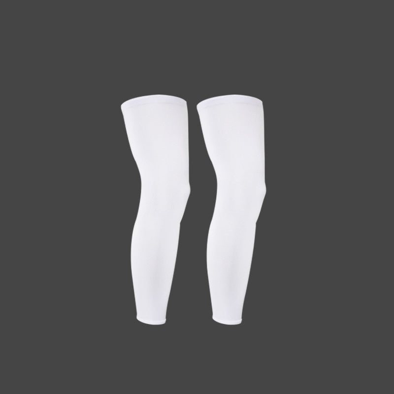 Summer UV Protection Leg Sleeves Breathable Anti Slip Cycling Running Leg Covers