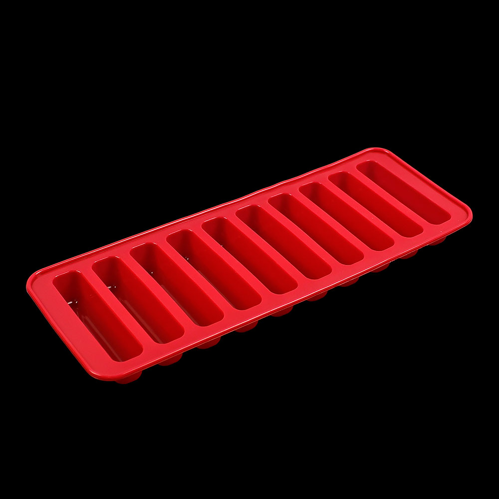FlexFreeze Silicone Ice Cube Mold Long Ice Cube Tray for Chocolate, Cookies & DIY Treat
