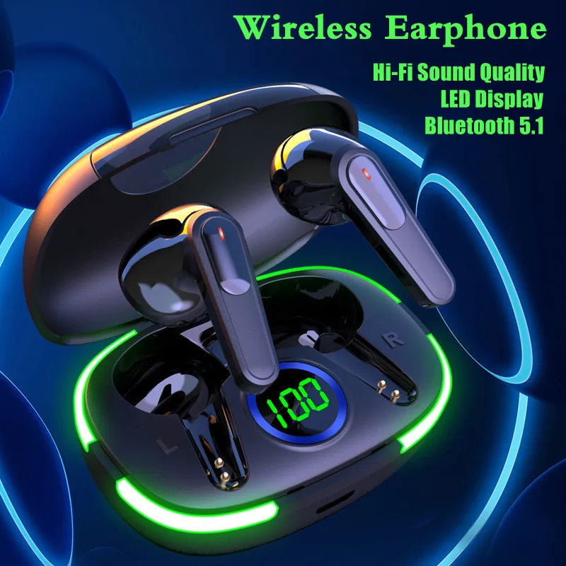 TWS wireless earbuds with Bluetooth Touch Control Sports Headphones