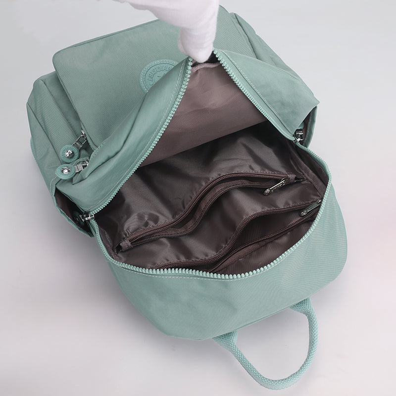Waterproof Nylon Mini Backpack for Women Lightweight Casual Travel Daypack