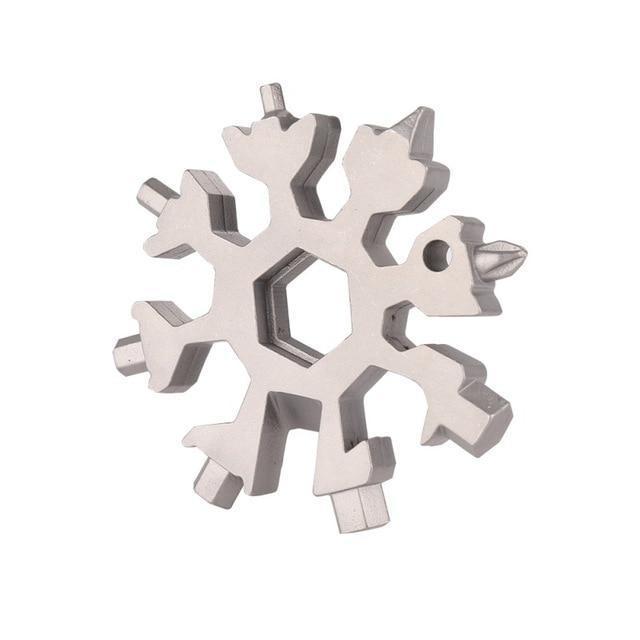 Best 18-in-1 Snowflake Multi-Tool Keychain – Ultimate Pocket Wrench