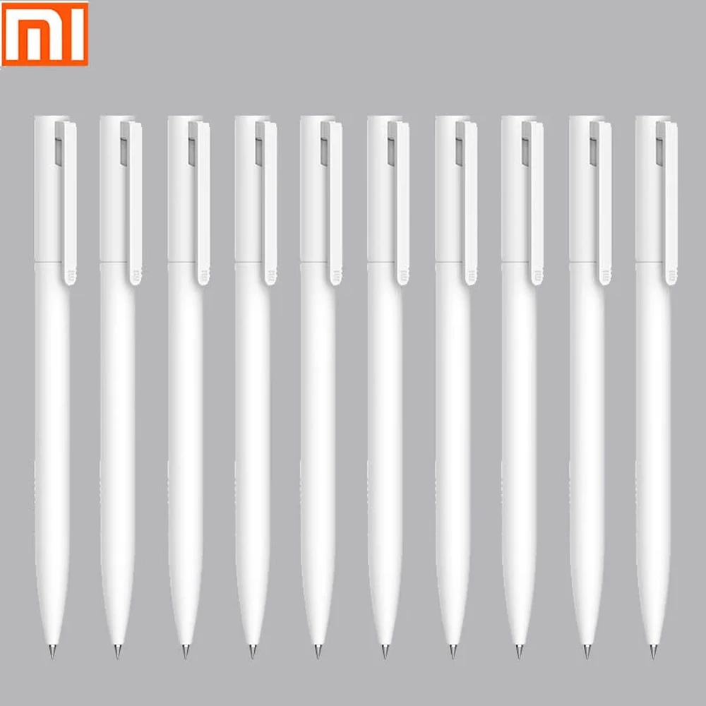 Original Xiaomi Pen Writing Smooth Light Mijia Press the core Replacement Refill Blue Red Black 0.5mm BUSINESS Roller Ball PEN