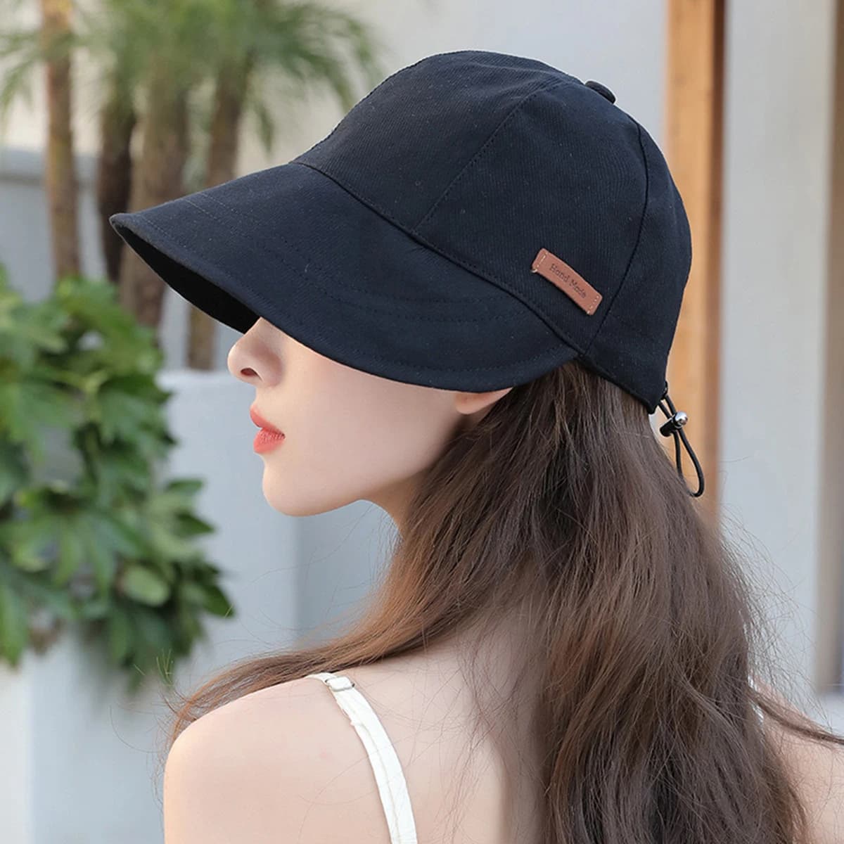 Womens Sun Hat UV Protection Hiking Fishing Hats Wide Brim Hat Adjustable Ponytail Packable Sun Cap