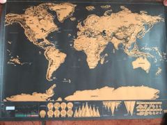Wanderlust Scratch Off Map