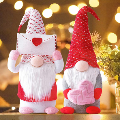 Valentine’s Day Faceless Doll Decoration