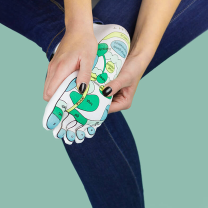 Cotton Acupressure Reflexology Socks – Premium Massage Socks & Ideal Wellness Gift
