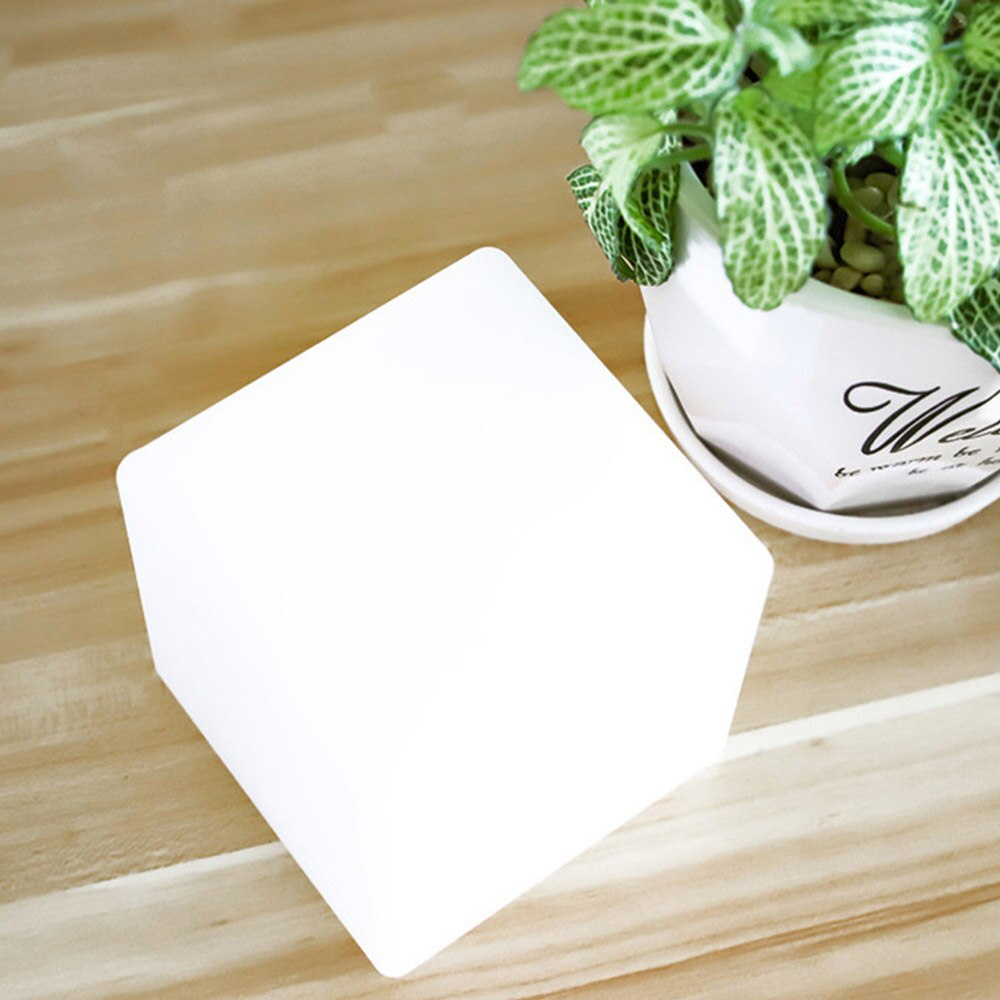 Color Changing LED Cube Light With Remote Control