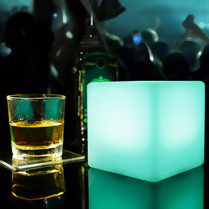 Color Changing LED Cube Light With Remote Control
