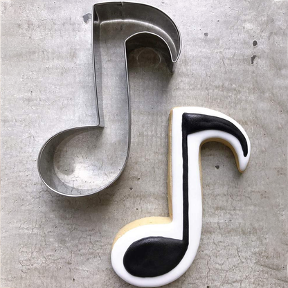 Food Grade Stainless Steel Musical Notes Cookie & Fondant Cutter