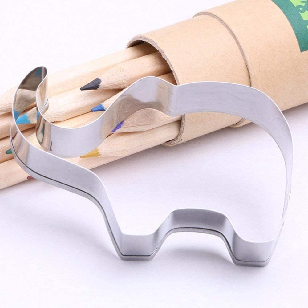 Stainless Steel Elephant Shaped Cookie Cutter