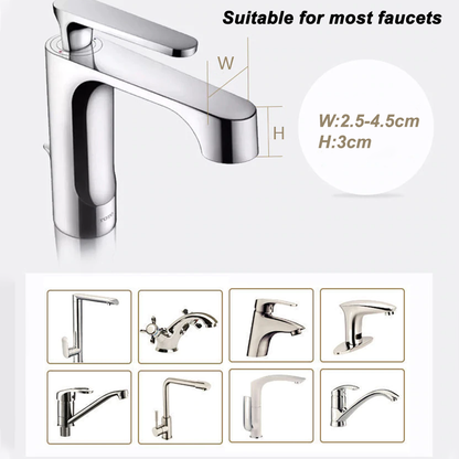 Water Faucet & Handle Extender Set For Toddlers & Young Kids, Plastic Material