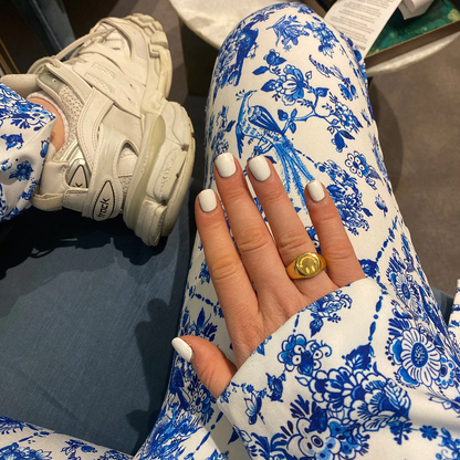 Gold Smiley Ring