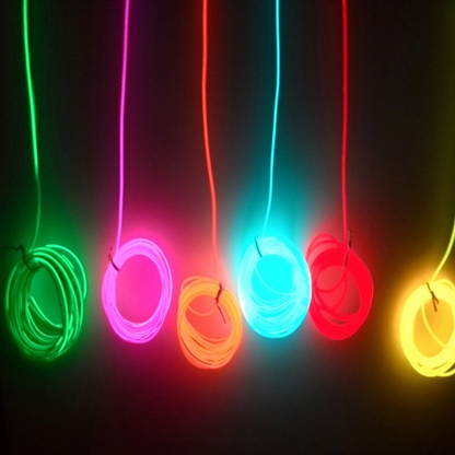 DIY Flexible Multi-Colored Neon Wire LED Lights