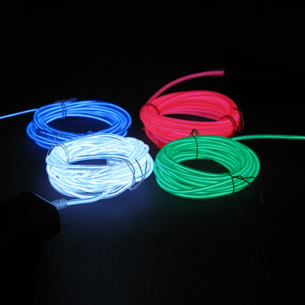 DIY Flexible Multi-Colored Neon Wire LED Lights