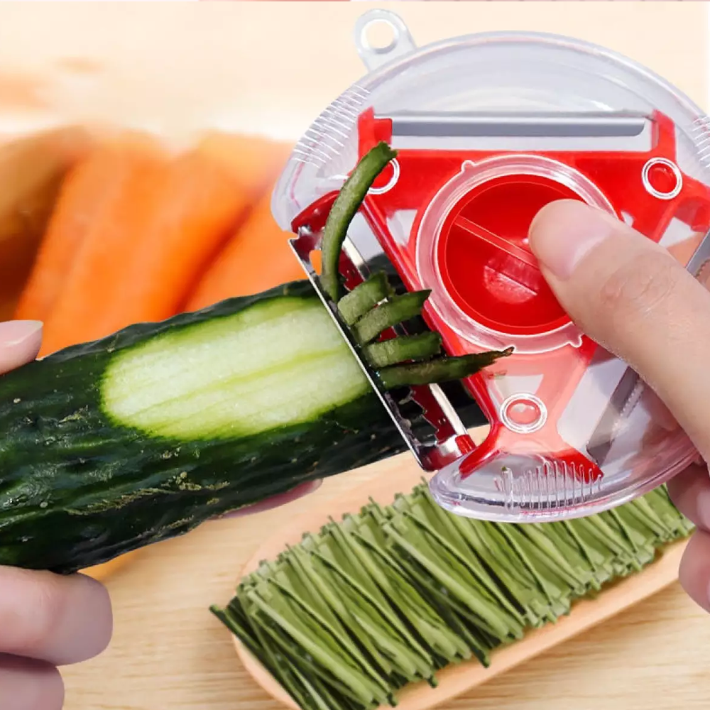 3 in 1 Multi Blade Vegetable Peeler Grater and Shredder Kitchen Tool