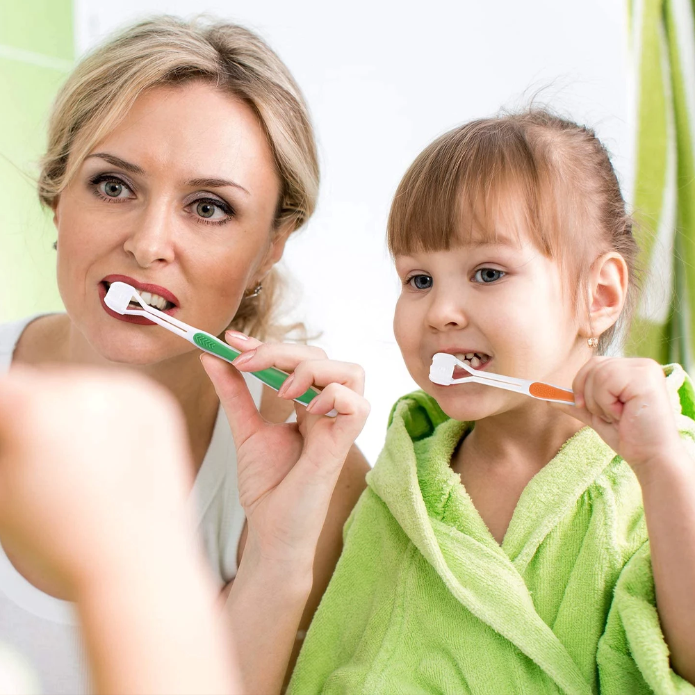 Three-Sided Sensory Toothbrush - Ideal Gift for Children with Autism and Sensory Needs