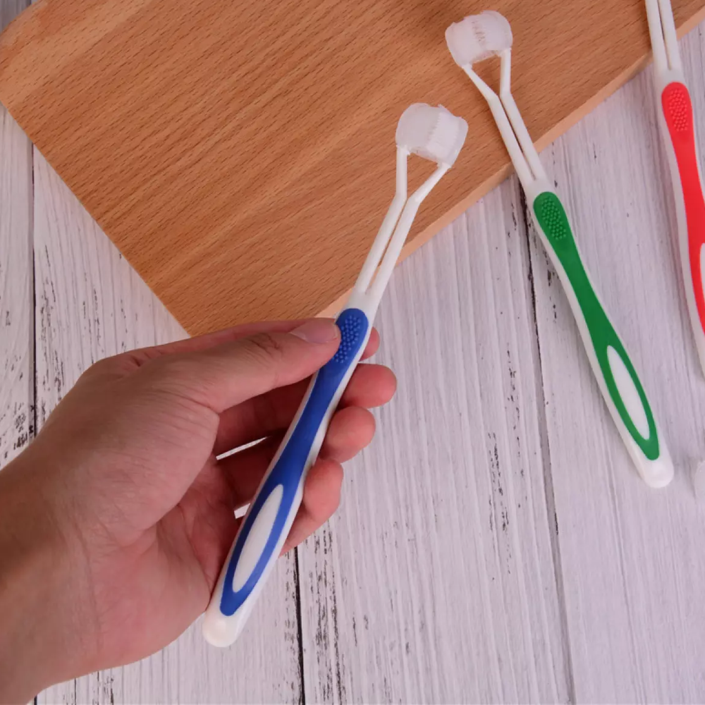Three-Sided Sensory Toothbrush - Ideal Gift for Children with Autism and Sensory Needs