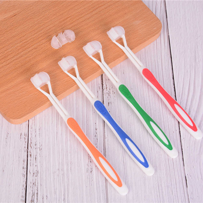 Three-Sided Sensory Toothbrush - Ideal Gift for Children with Autism and Sensory Needs