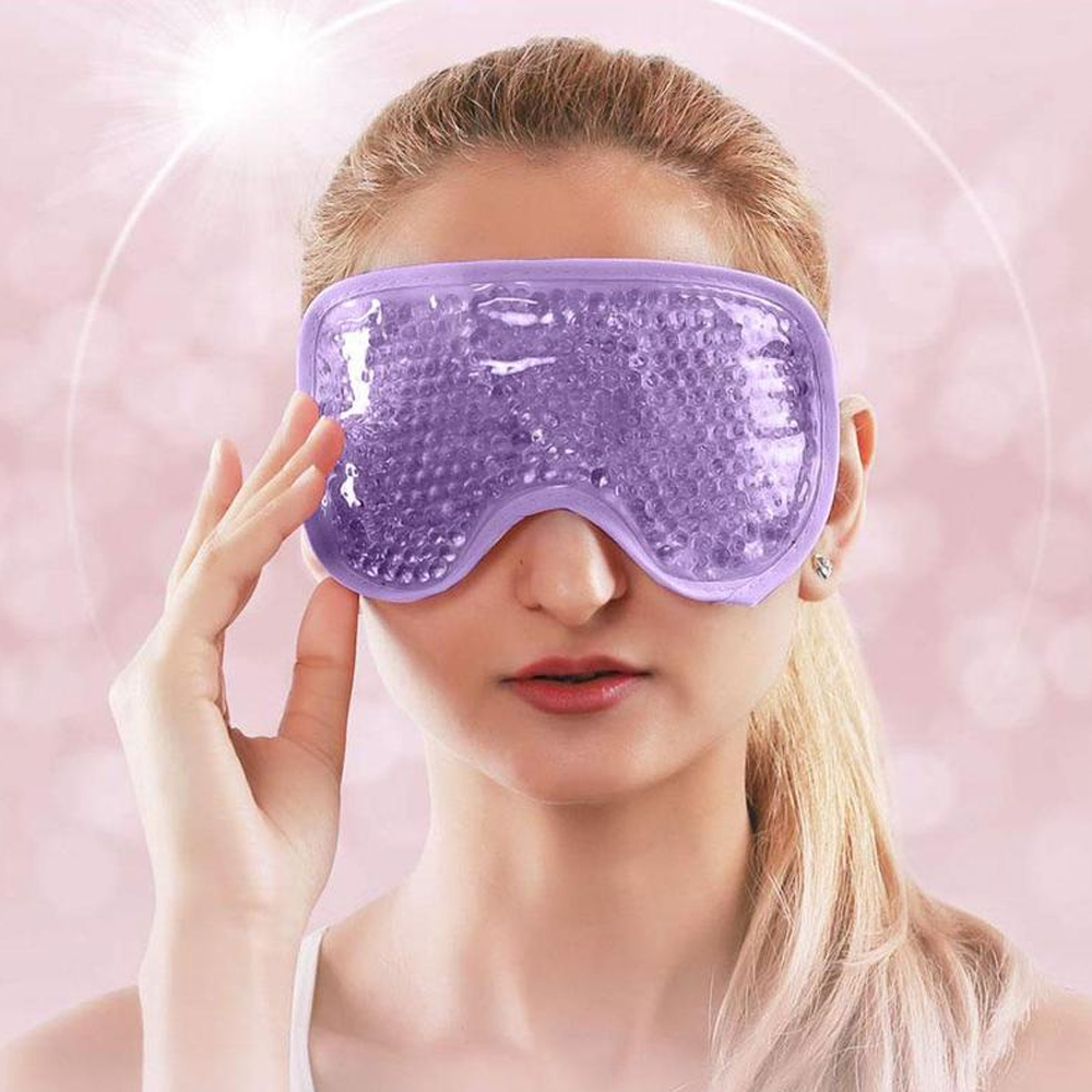 Premium Gel Beaded Eye Mask – Soothing Hot & Cold Therapy Sleep Mask, Perfect Gift for Relaxation & Beauty