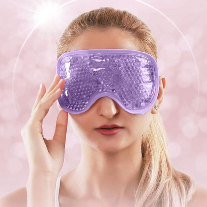 Premium Gel Beaded Eye Mask – Soothing Hot & Cold Therapy Sleep Mask, Perfect Gift for Relaxation & Beauty