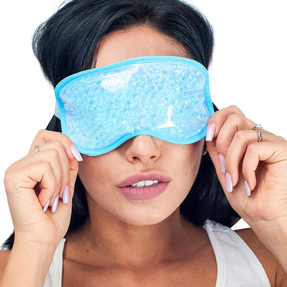 Premium Gel Beaded Eye Mask – Soothing Hot & Cold Therapy Sleep Mask, Perfect Gift for Relaxation & Beauty
