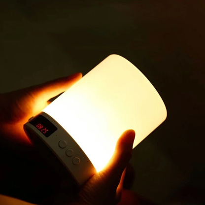 3-in-1 Bluetooth Touch Lamp Portable Speaker & Alarm