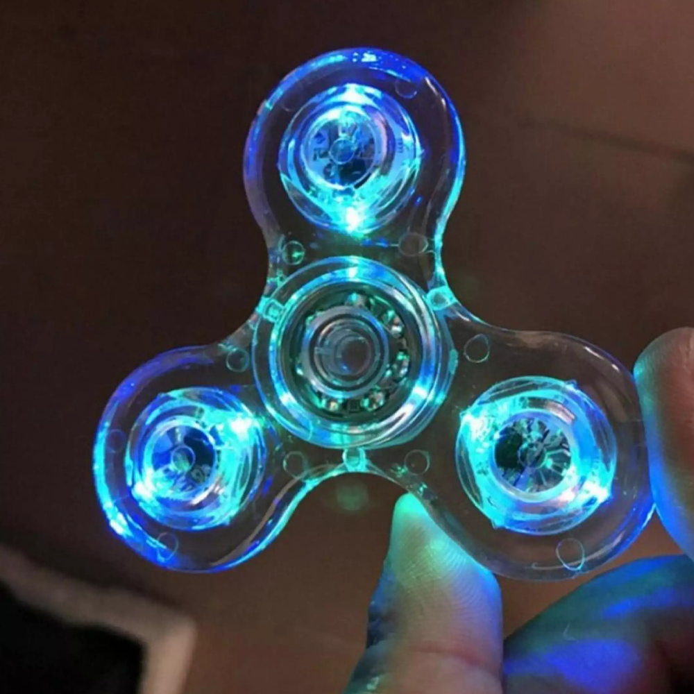 LED Fidget Spinner with Lights – Ultimate Light-Up Fidget Spinner for Stress Relief & Fun