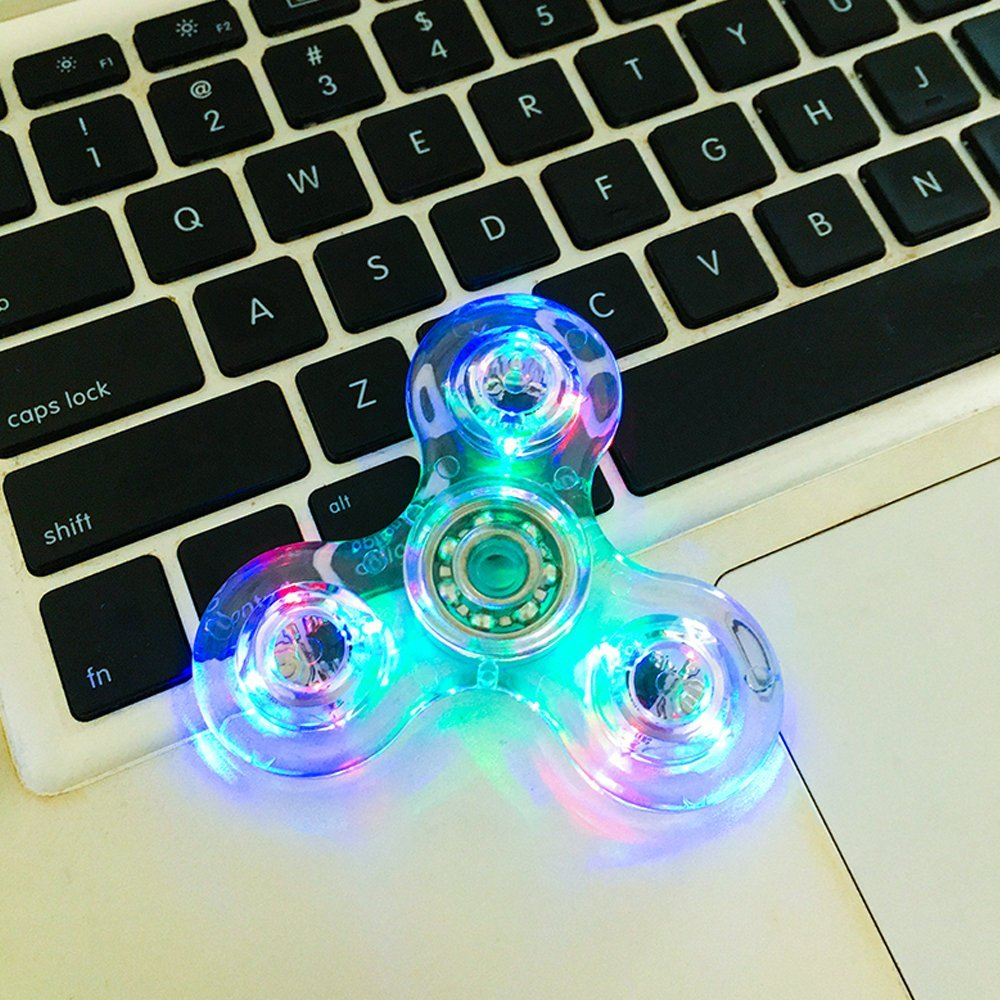 LED Fidget Spinner with Lights – Ultimate Light-Up Fidget Spinner for Stress Relief & Fun