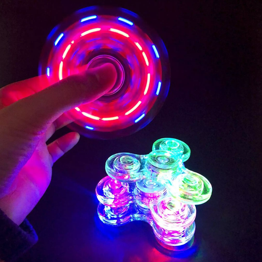 LED Fidget Spinner with Lights – Ultimate Light-Up Fidget Spinner for Stress Relief & Fun