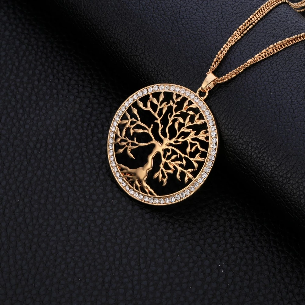 Tree of Life Circular Pendant Locket