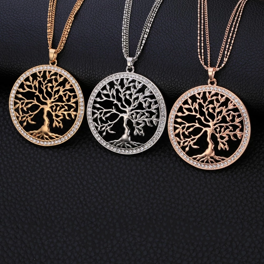 Tree of Life Circular Pendant Locket