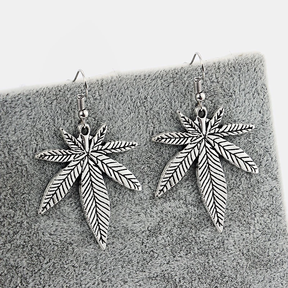 Pot Leaf Earrings