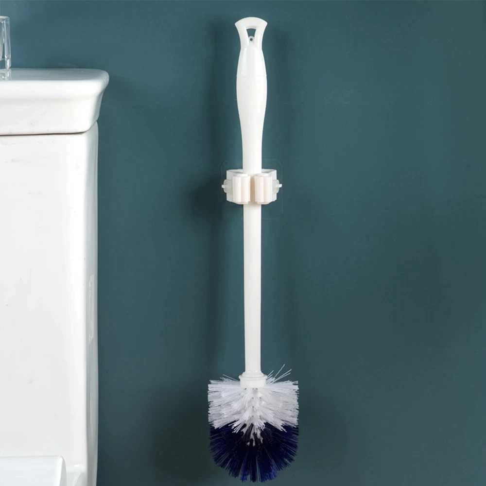 Wall-Mounted Mop and Broom Holder Adhesive No-Drill Utility Organizer Grips