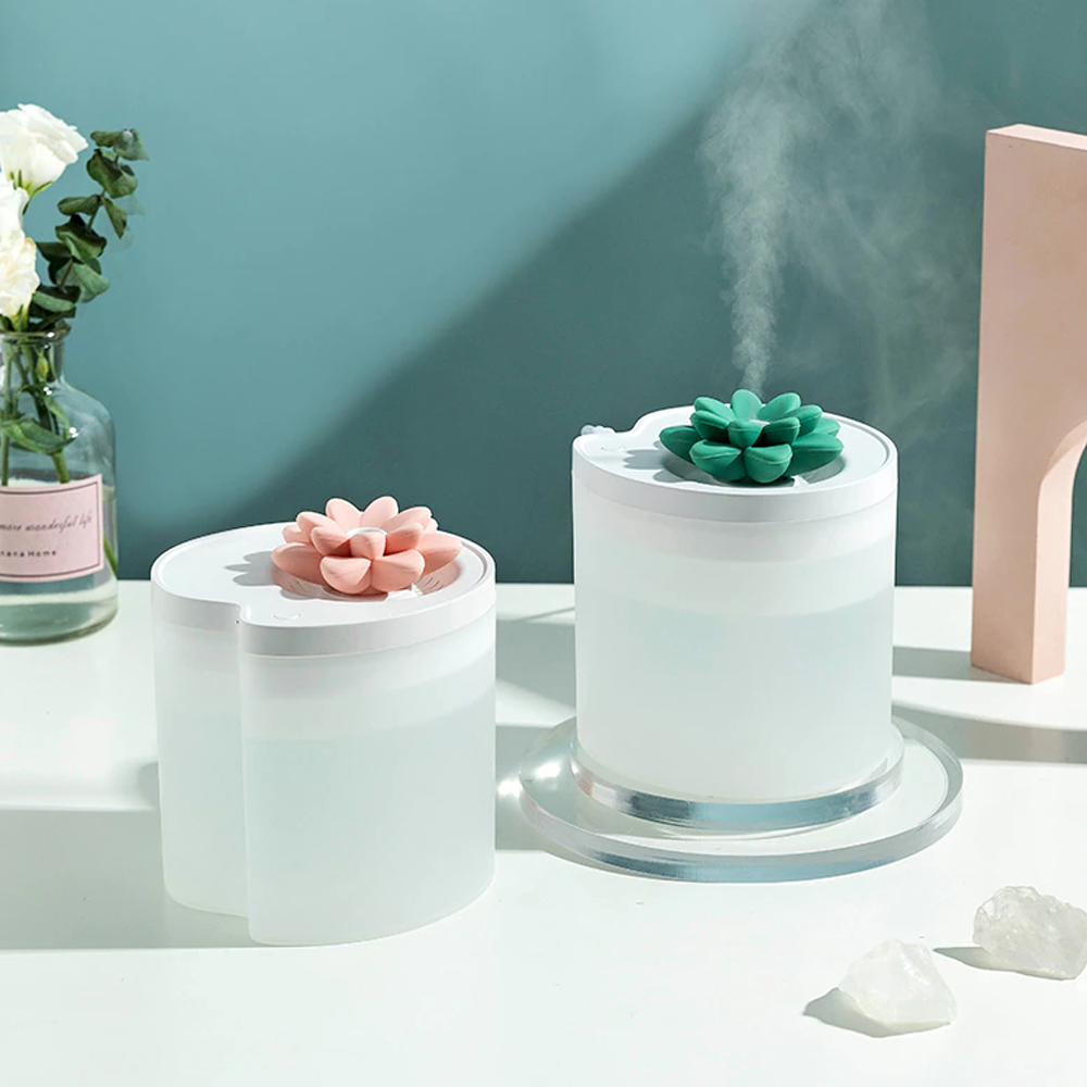 Cool Mist Lotus Diffusers – Elegant Humidifier & Perfect Gift for Home & Office