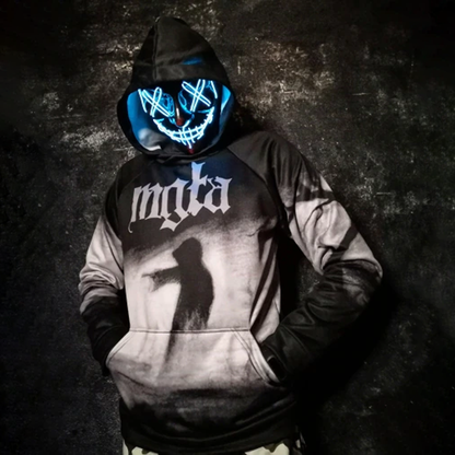Spooky Light Up Anonymous Mask