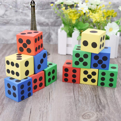 Small Foam Dice Set
