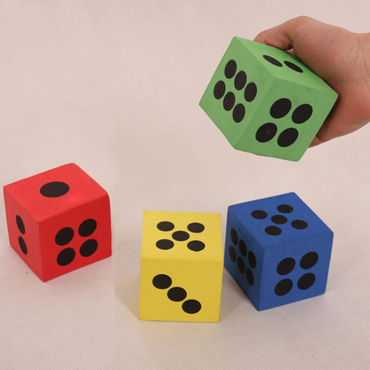 Small Foam Dice Set