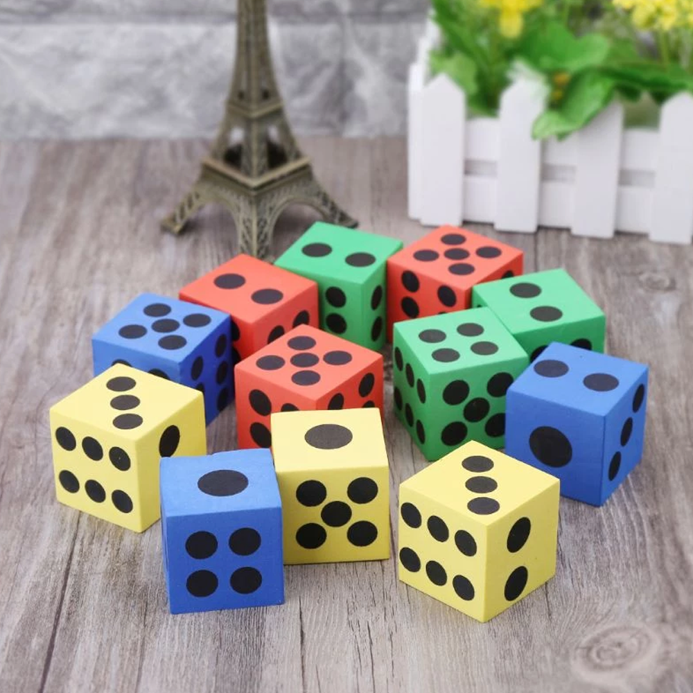 Small Foam Dice Set